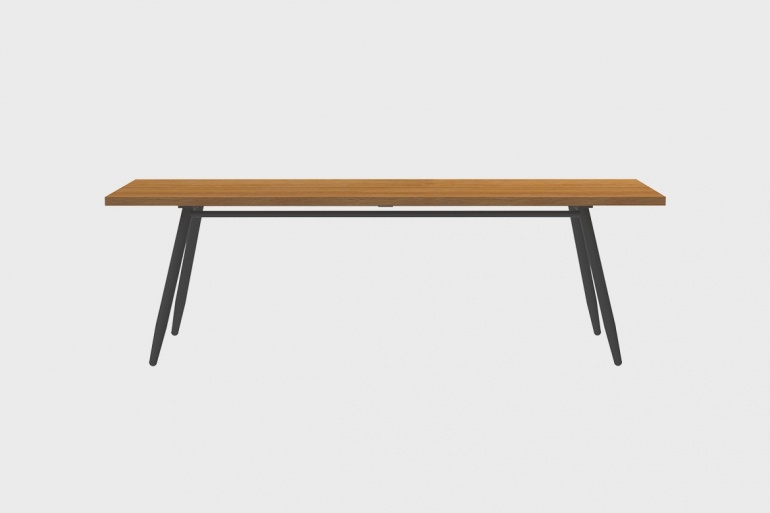 Table Teck Stipa 91x240